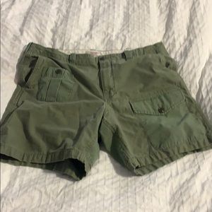 J. Crew Wallace & Barnes green cargo shorts 40